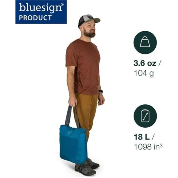 Lightweight packable tote bag travel shopping shoulder bag foldable carryall - Picture 2 of 8